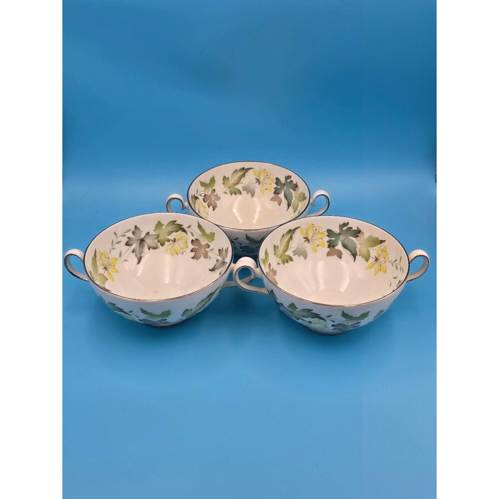 Vintage Ridgway "Moselle" Fine English Bone China Bowls - Set of 3